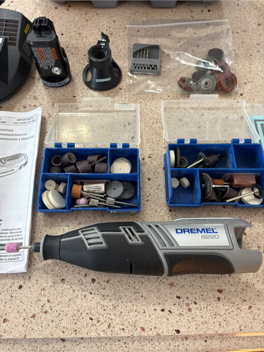Dremel 8220 Cordless Rotary Tool Kit with Accessories - photo 5