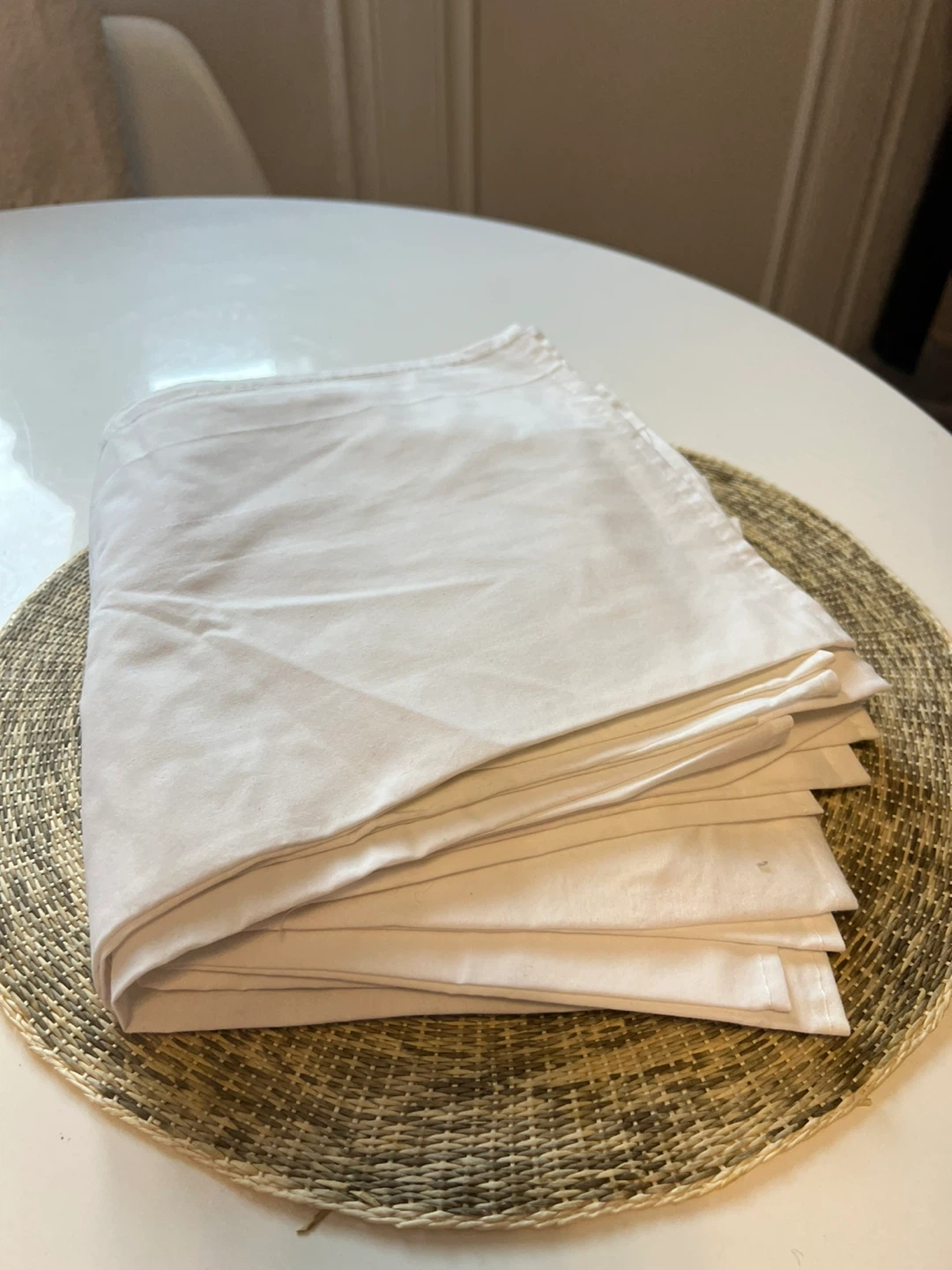 10pcs. White Cloth Napkins