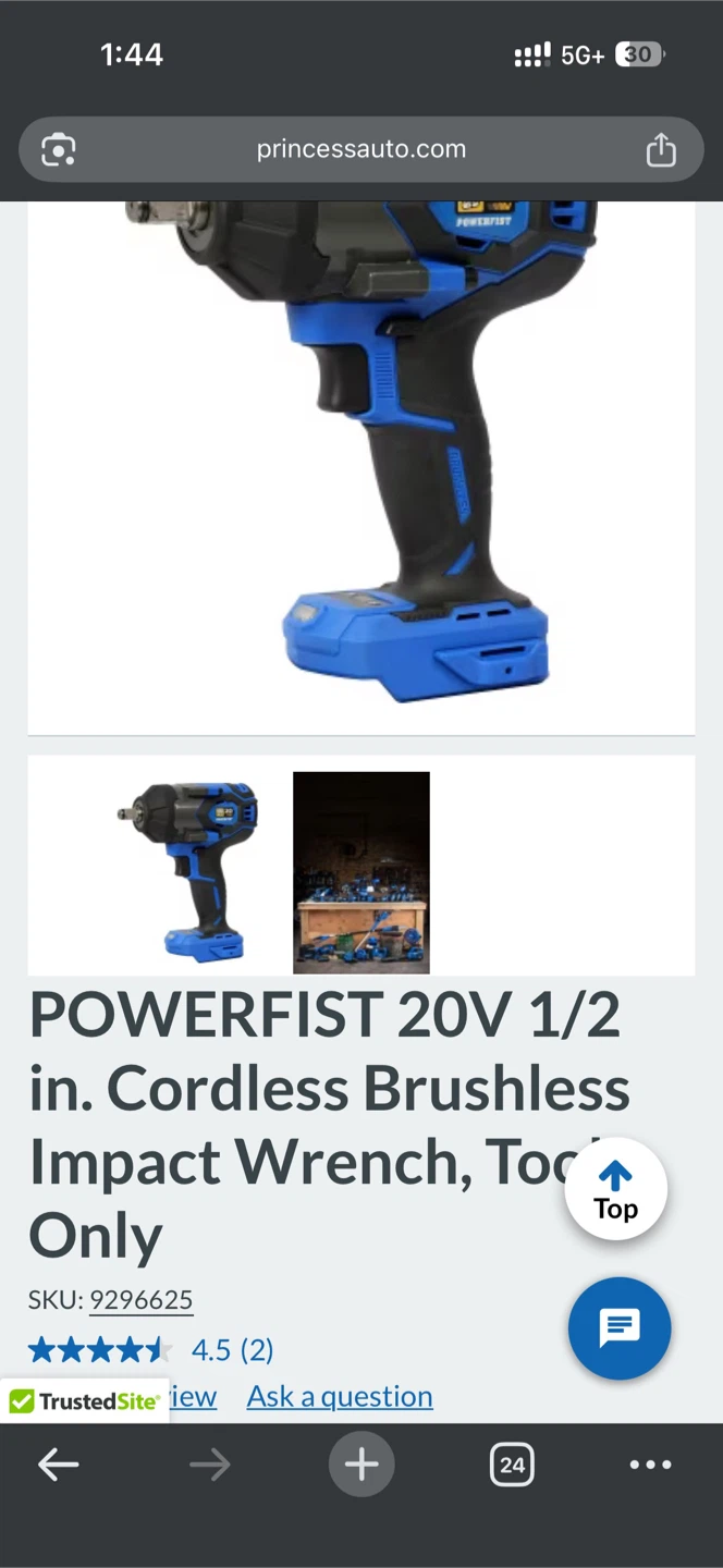 20V 1/2 in. Cordless Brushless Impact Wrench (Tool Only) - photo 4
