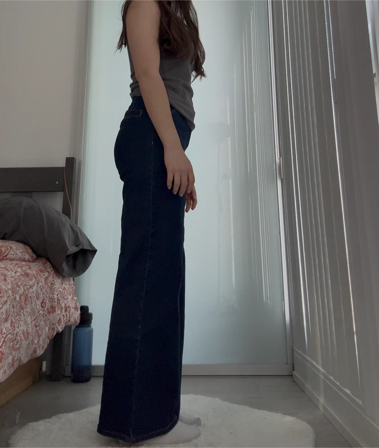 Dark Wide Leg Jeans - photo 4