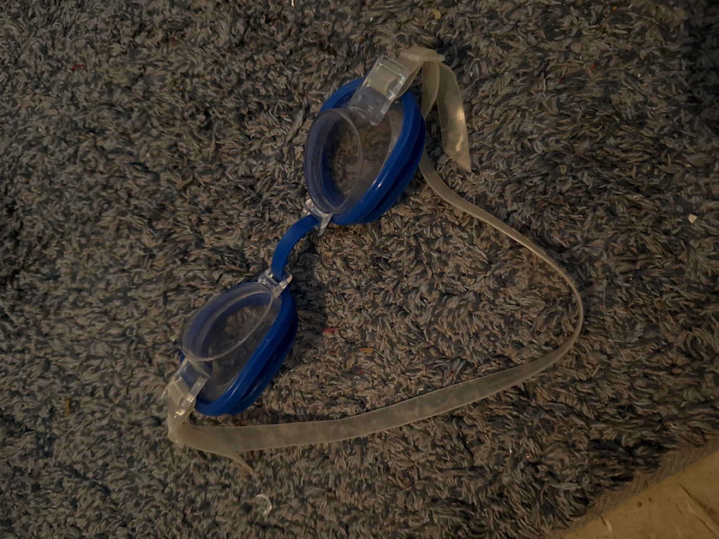 Blue Swim Goggles