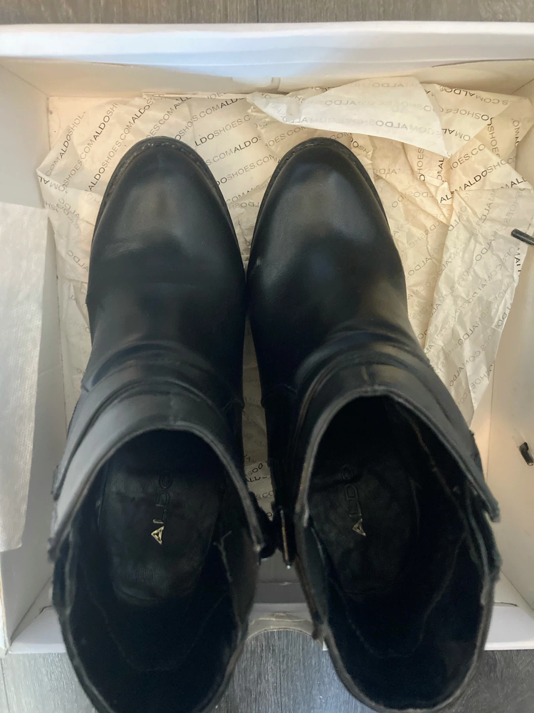 ALDO Nylander-96 Black Ankle Boots - US Size 7 - photo 2