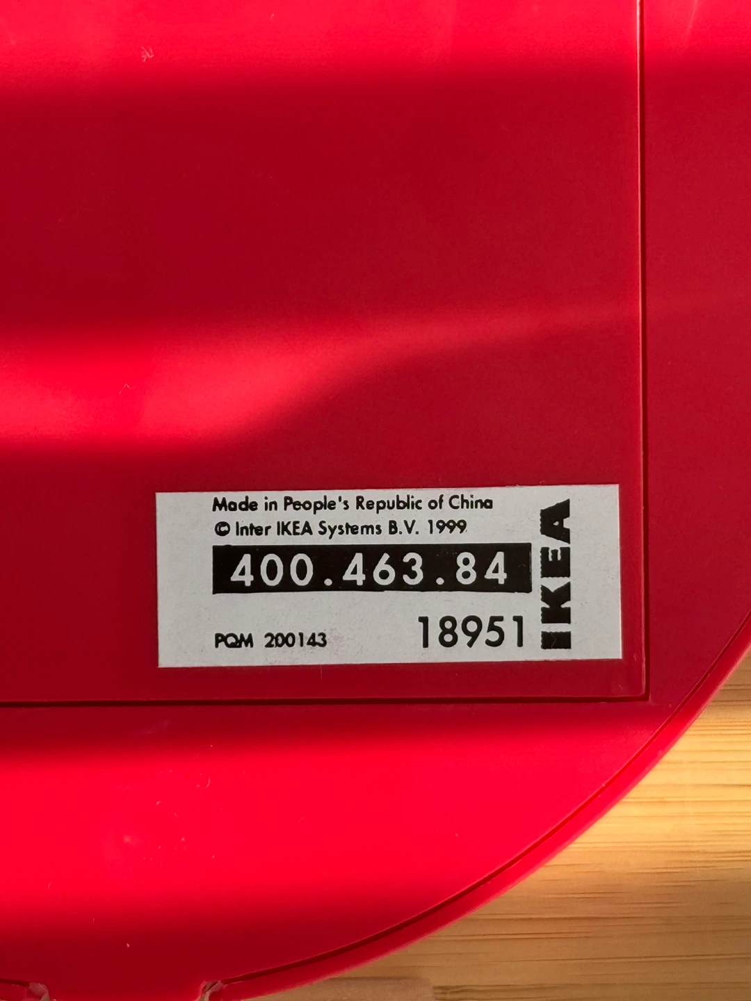 IKEA BRILLOR Picture Frame Red 4x6 Inch - photo 3
