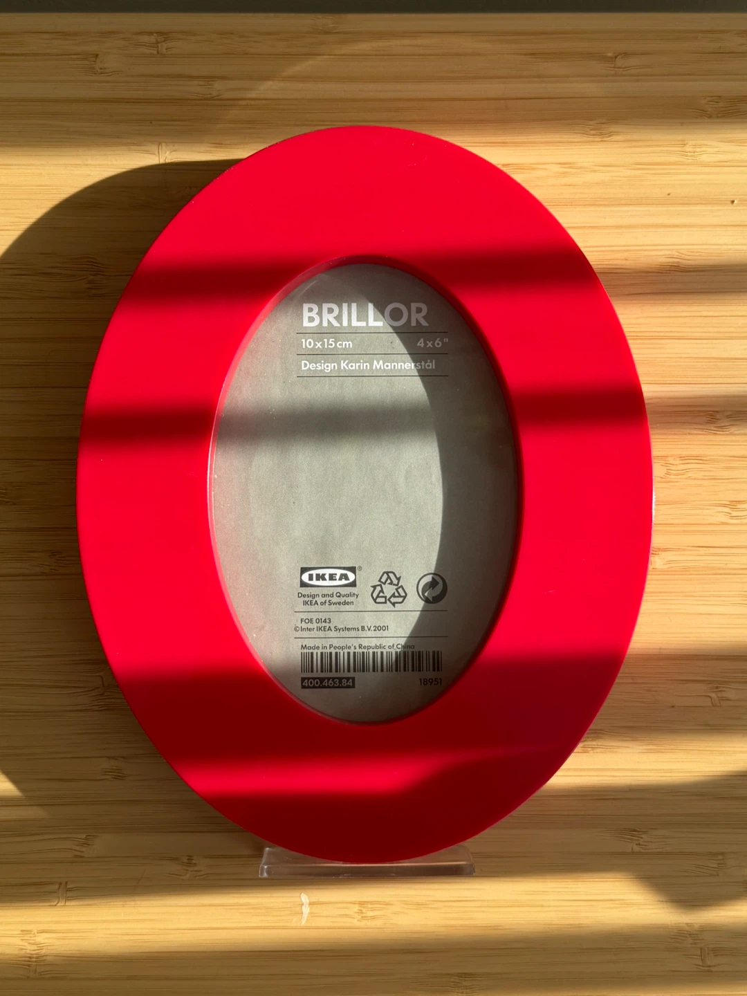 IKEA BRILLOR Picture Frame Red 4x6 Inch - photo 2