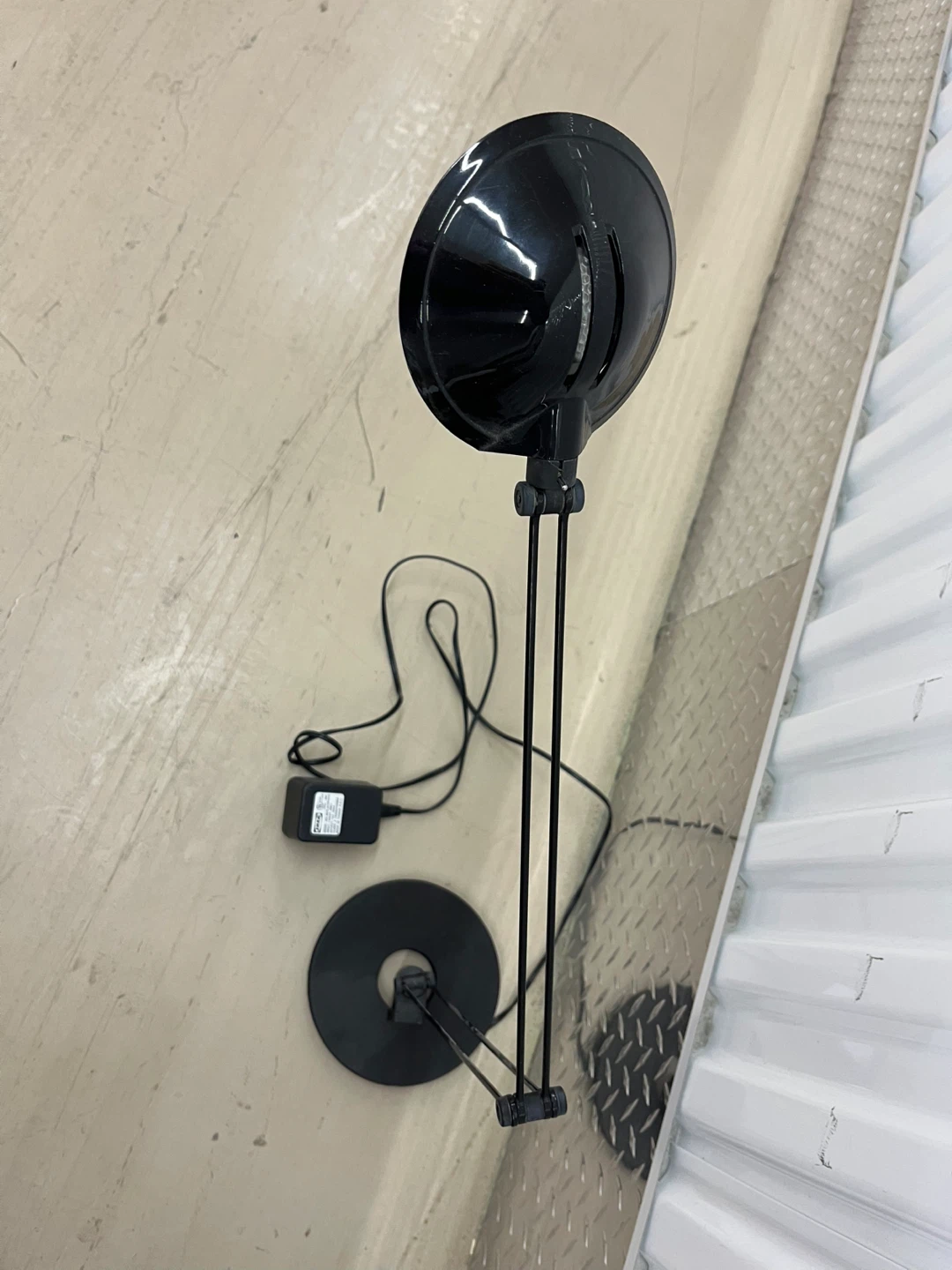 IKEA Adjustable Black Desk Lamp with Power Adapter - photo 2