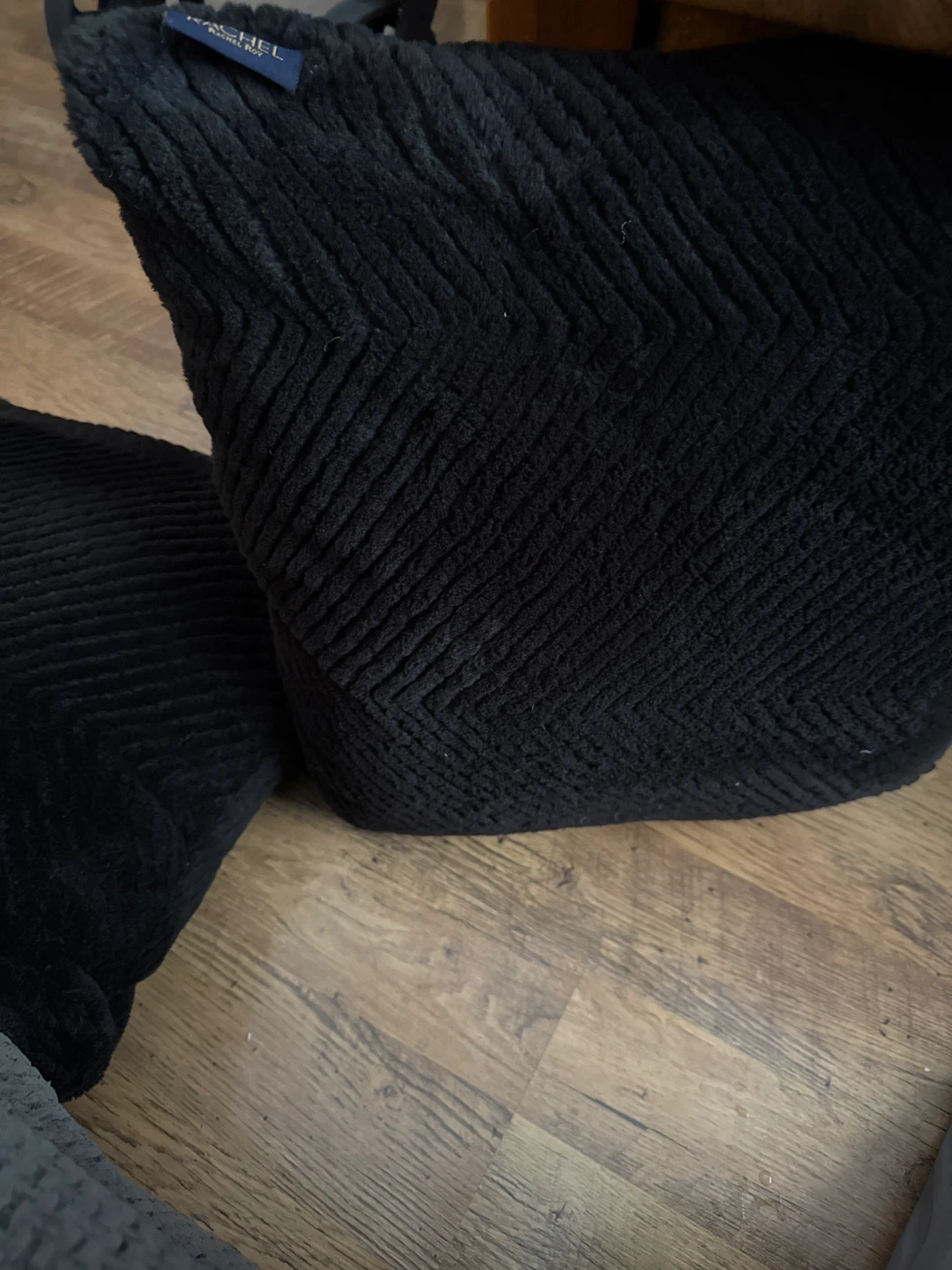 Rachel Rachel Roy Black Throw Pillows (Set of 2) - photo 2