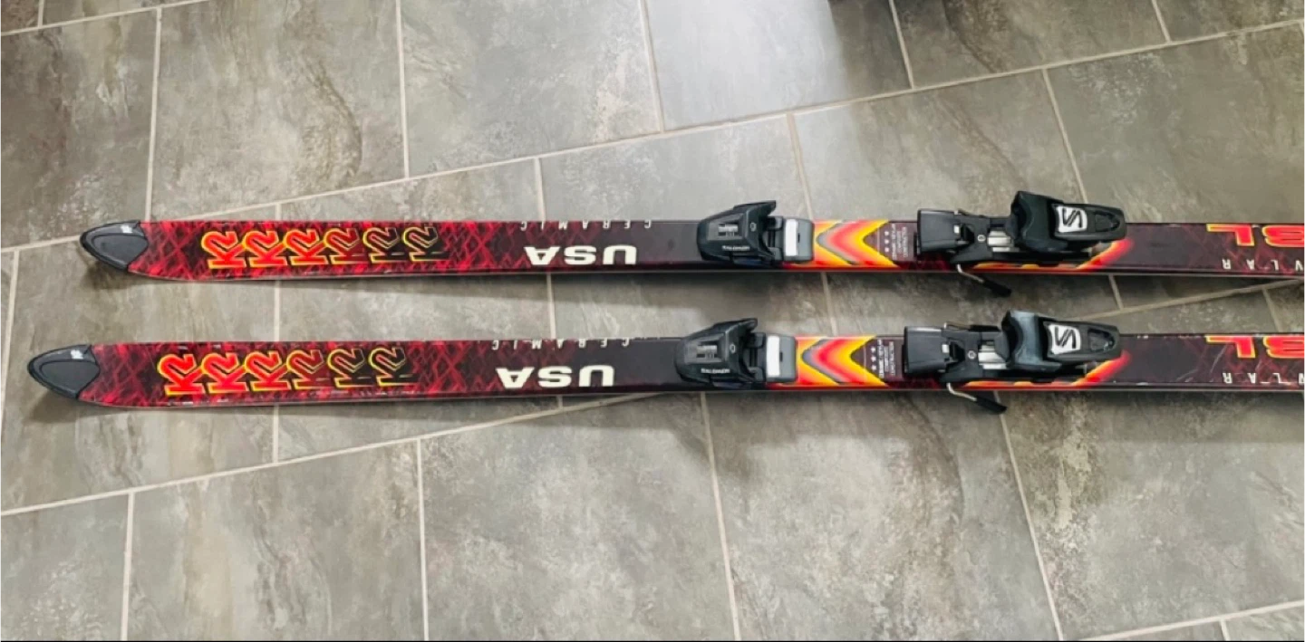 Salomon USA Skis with Rossignol Poles and Ski Bag - photo 5