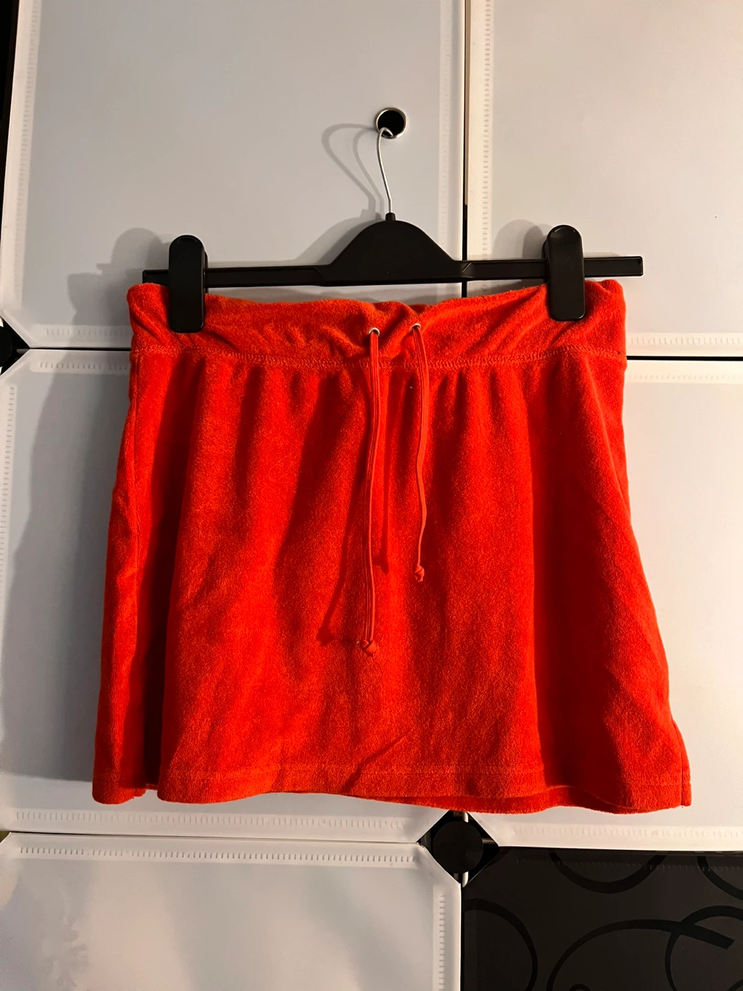 Orange Velour Skirt