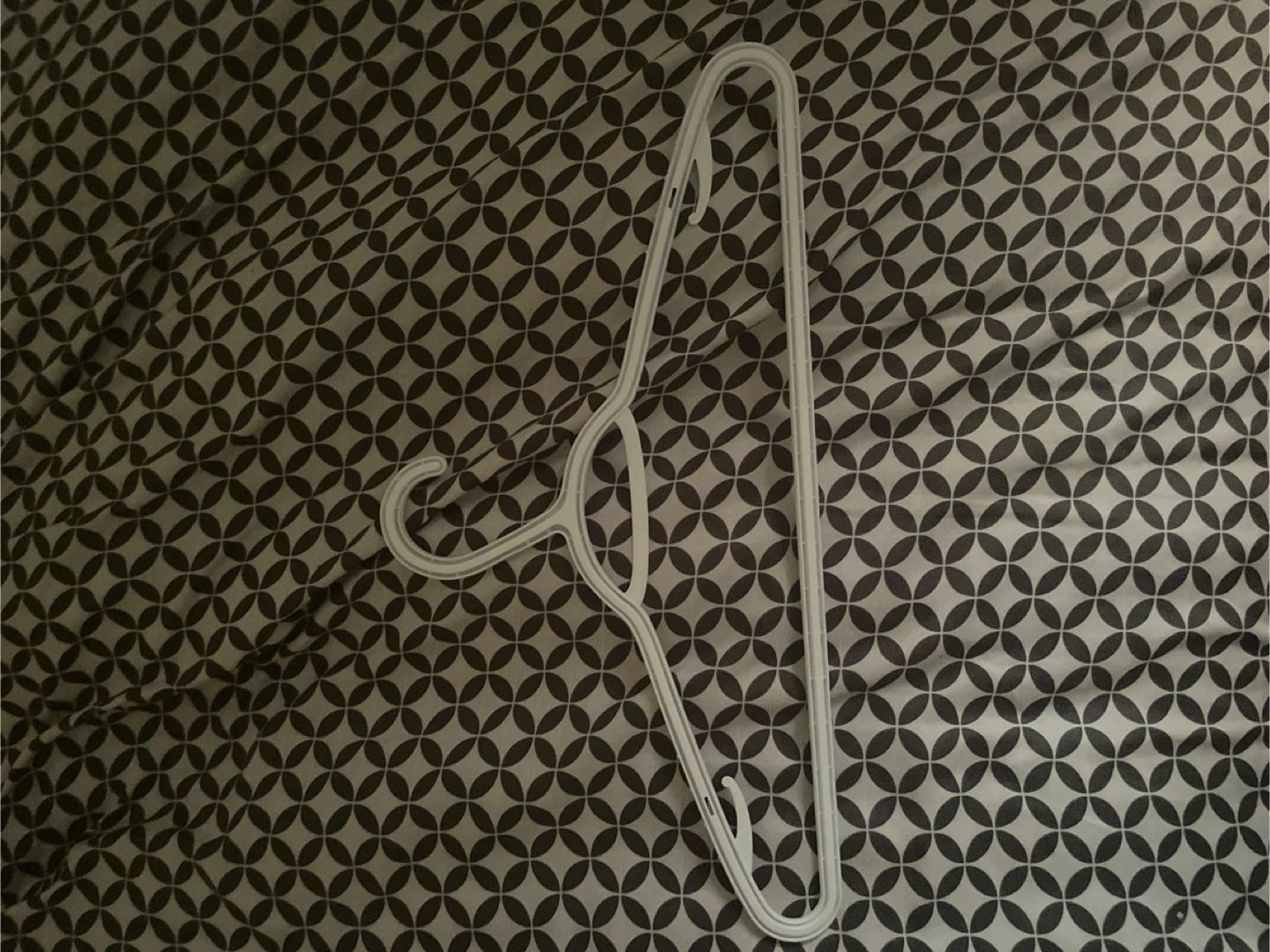 White Plastic Clothes Hanger