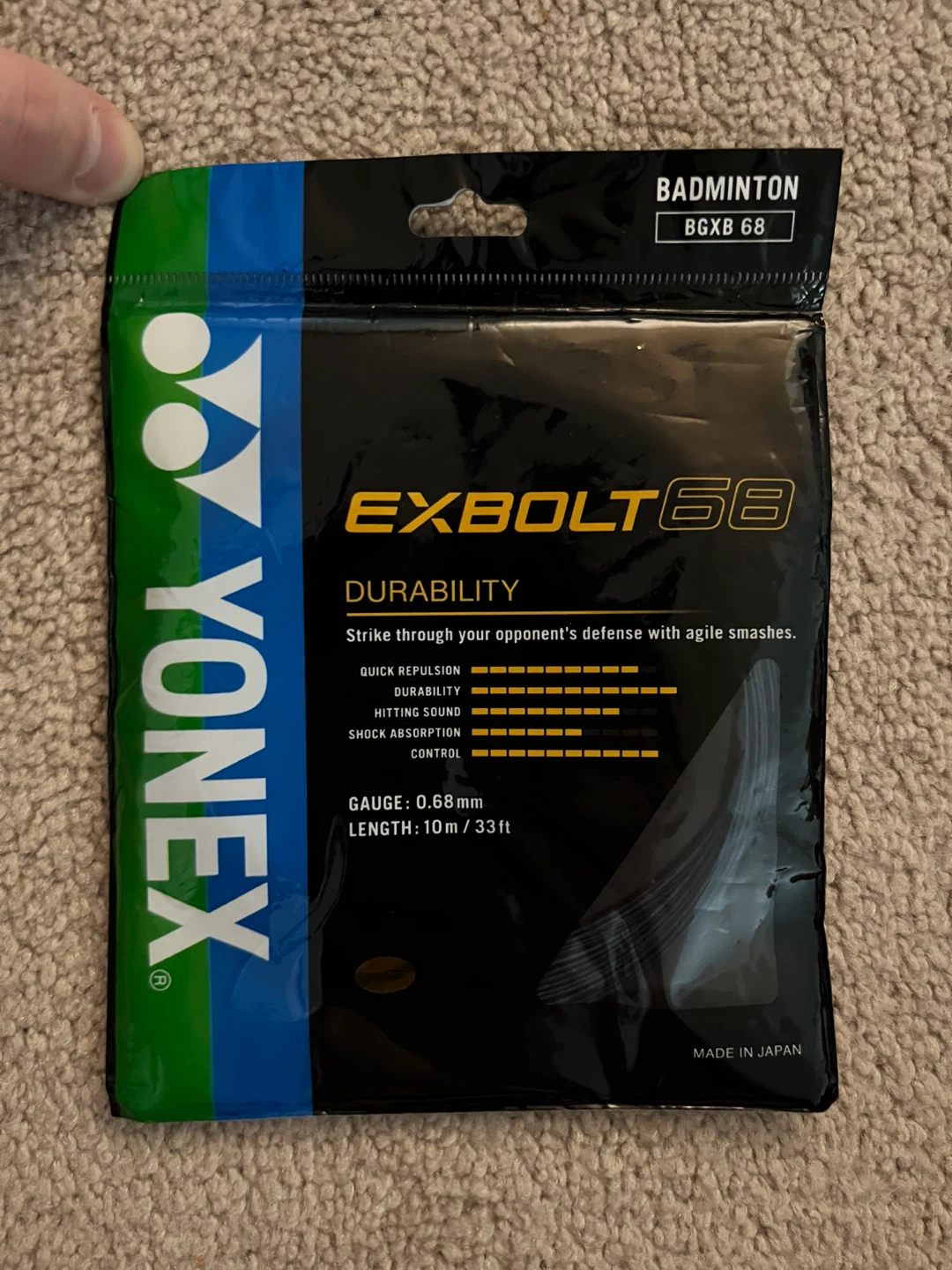 Exbolt 68 String Black (Single Pack)
