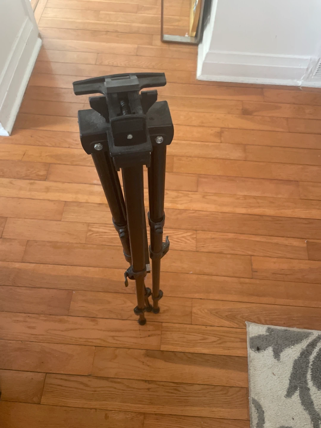 Black Adjustable Tripod Stand