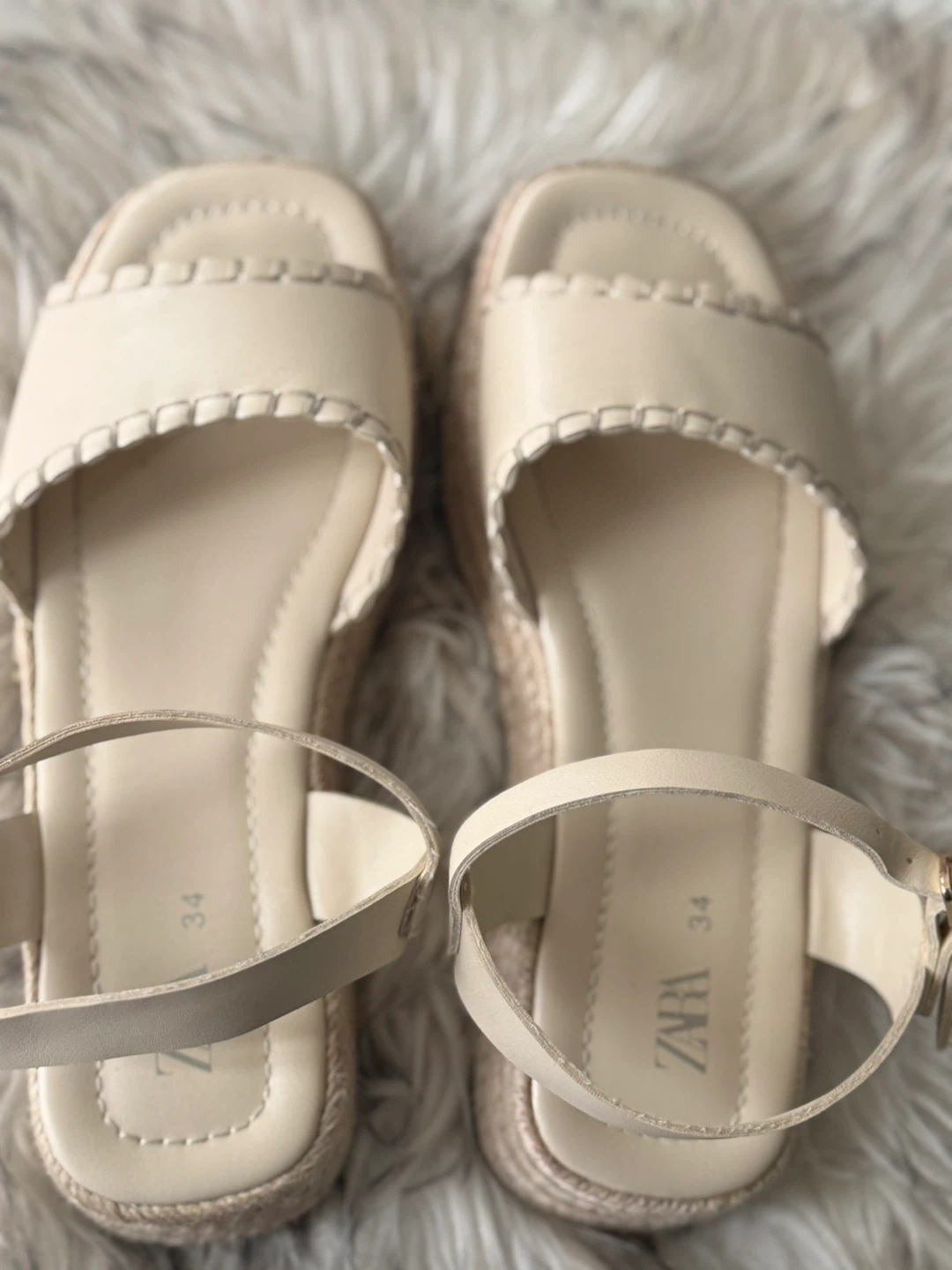 Zara Espadrille Sandals and Mary Jane Flats - Size 34 and 36