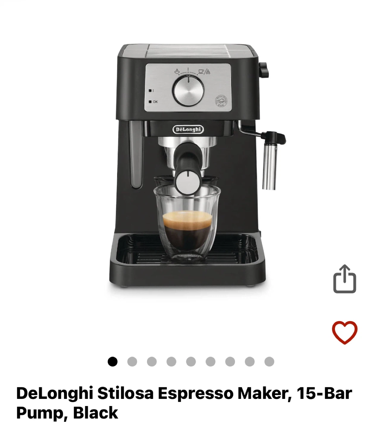 New-De'Longhi Stilosa Espresso Machine - Black