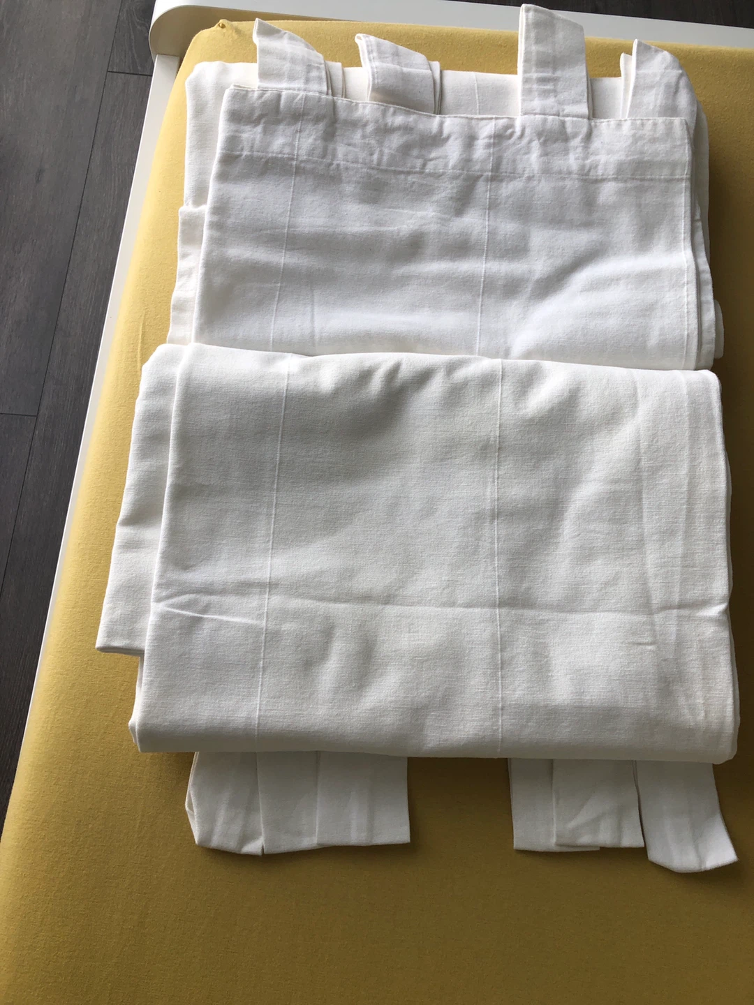 IKEA White Tab Top Curtains (Pair)🏆 - photo 3