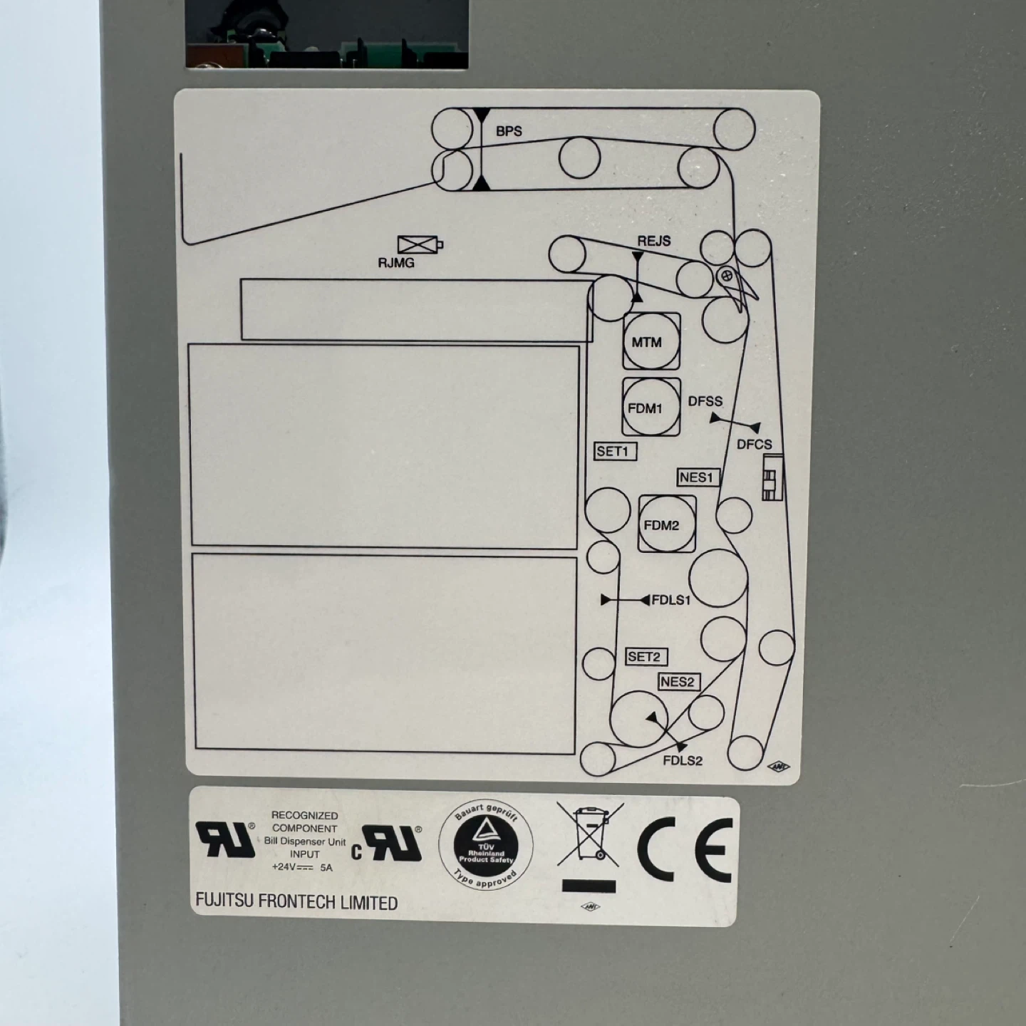 Fujitsu F53/F56 Bill Dispenser Unit KD03234-C011 Semi Bunch - photo 2