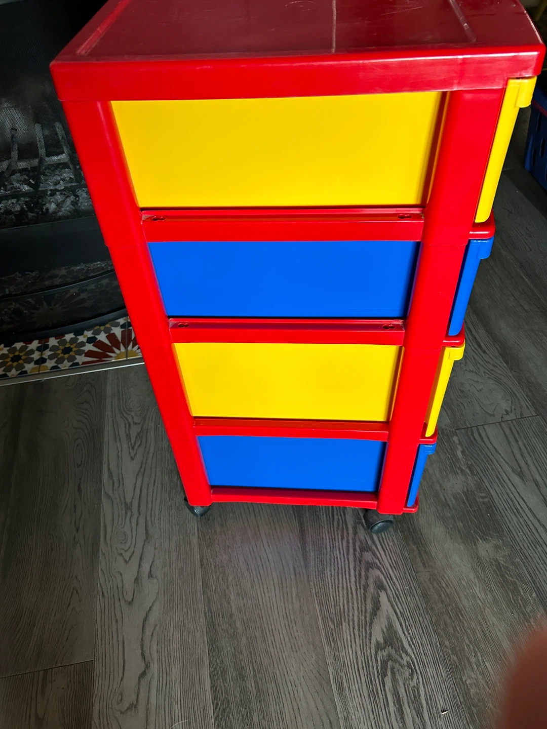 Colourful 4-Drawer Storage Unit