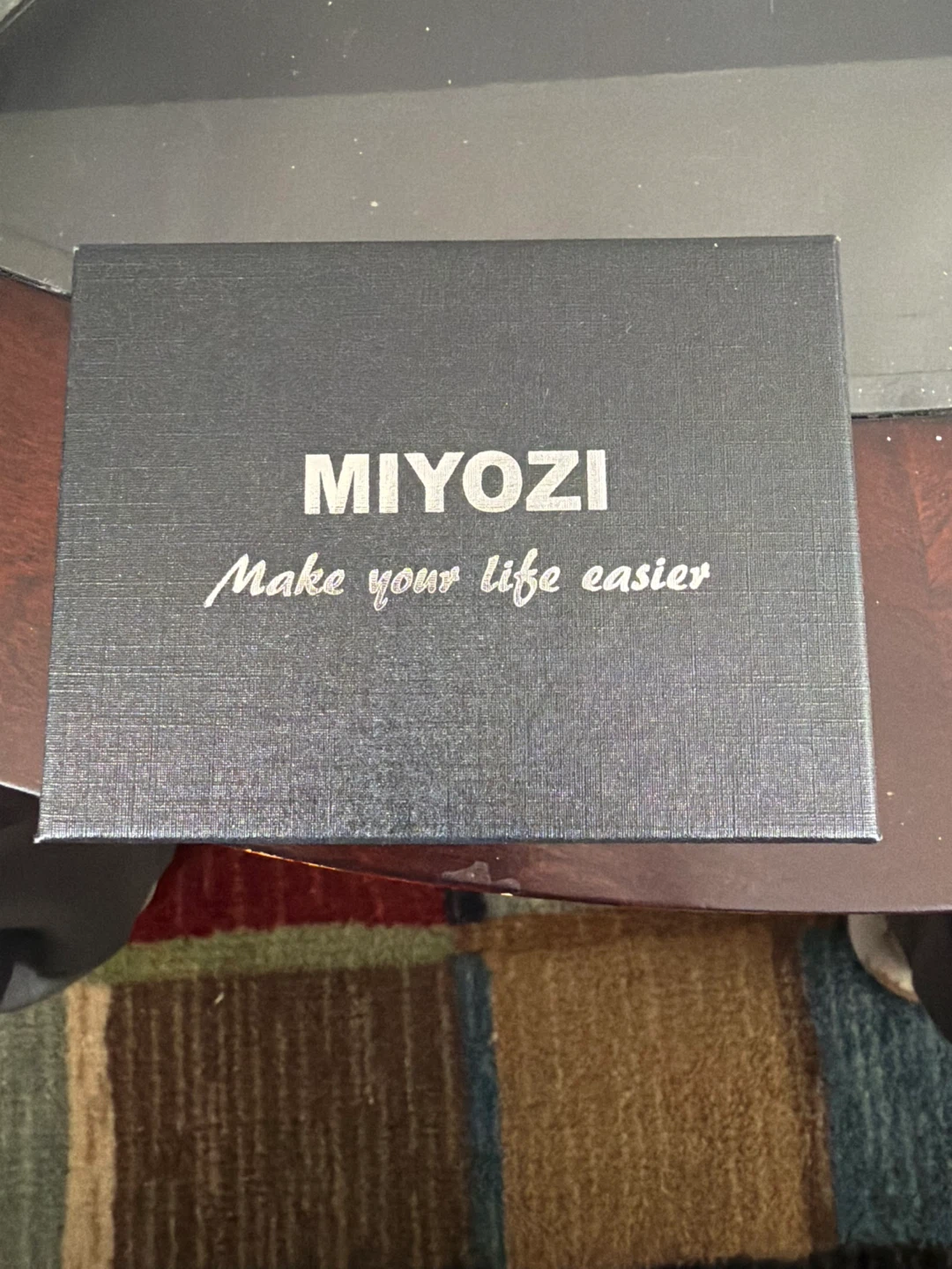 MIYOZI Carbon Fibre AirTag Wallet