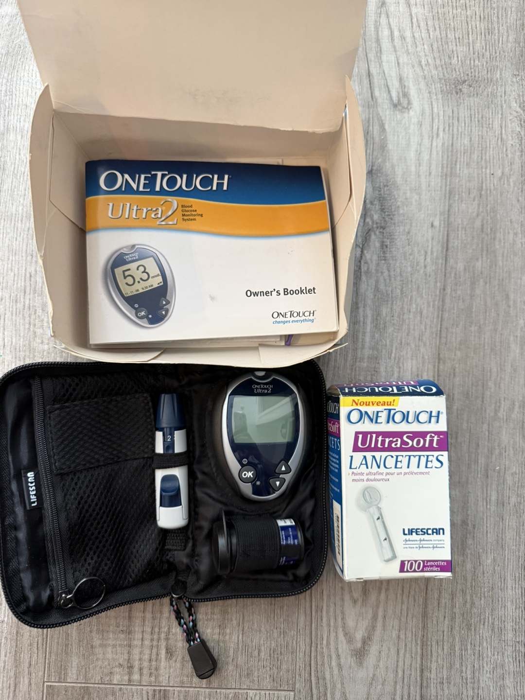 OneTouch Ultra 2 Blood Glucose Monitoring System Kit