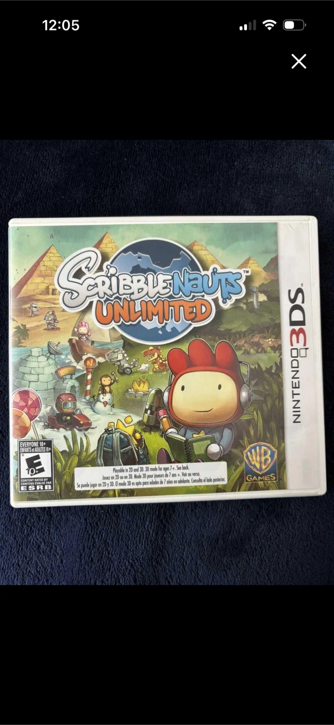 ScribbleNauts Unlimited Nintendo 3DS Game