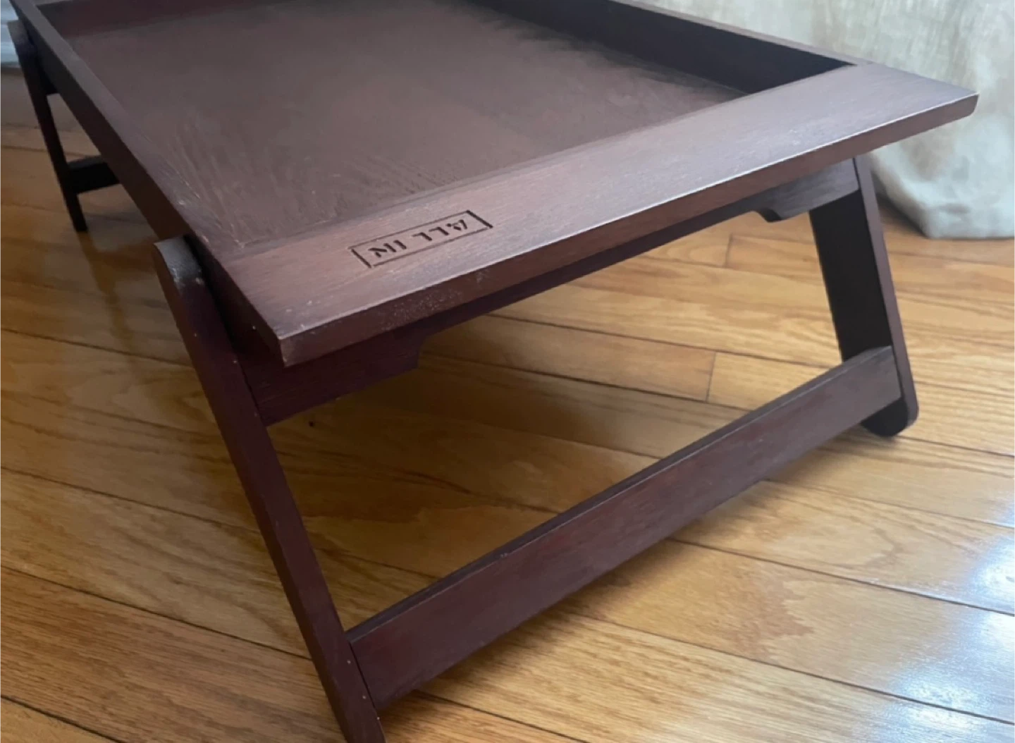 Foldable Wooden Tray Table - photo 3