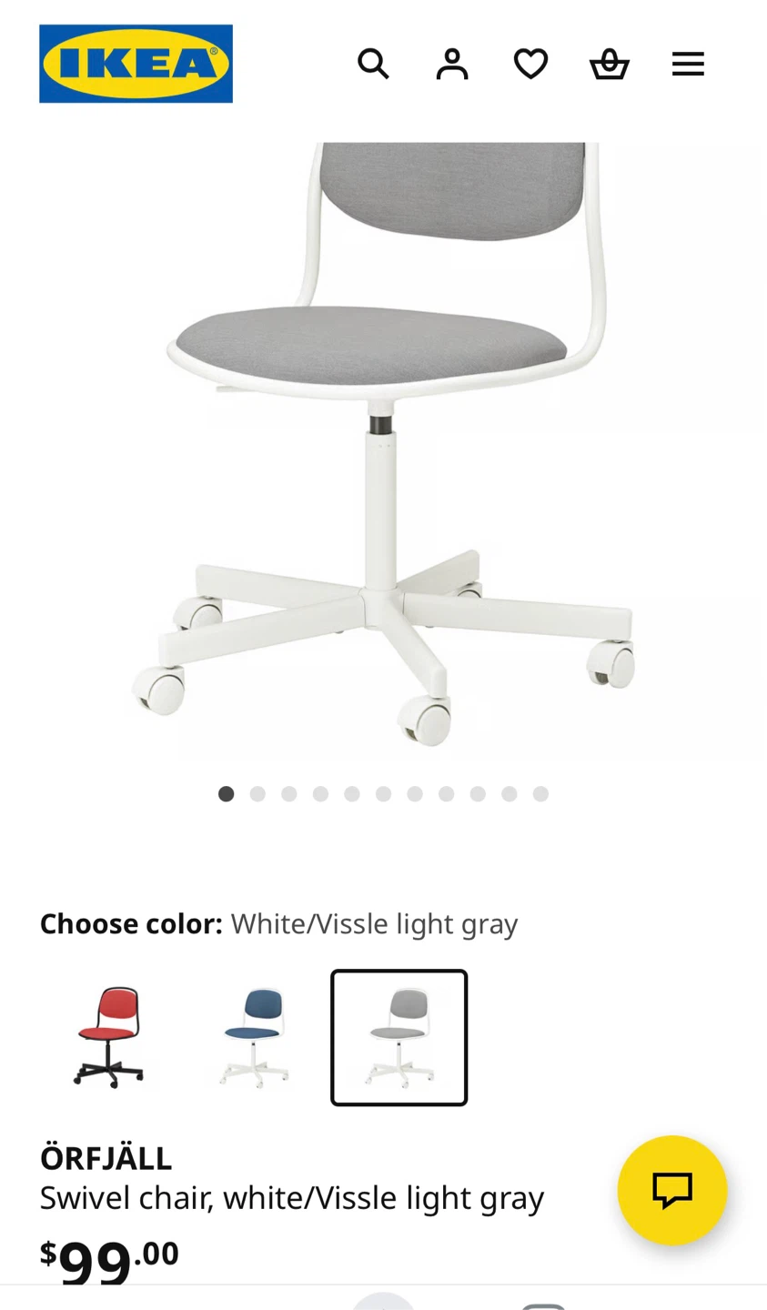 IKEA Swivel Chair - Olive Green - - photo 3