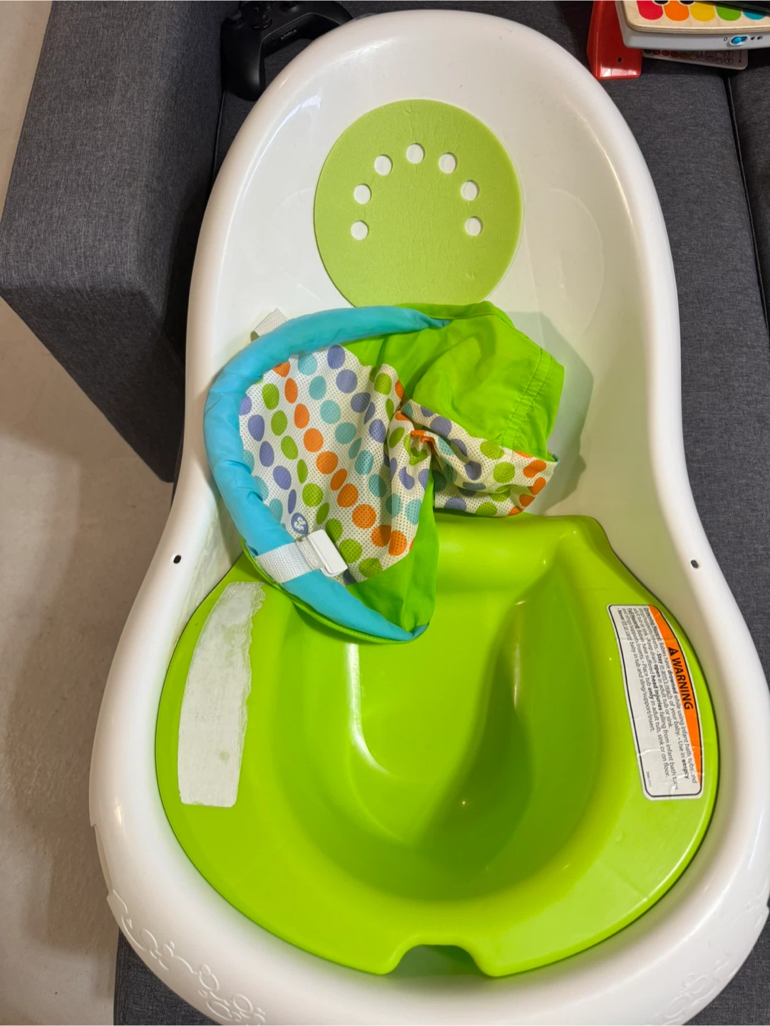 Baby Bath Tub with Infant Sling and Insert