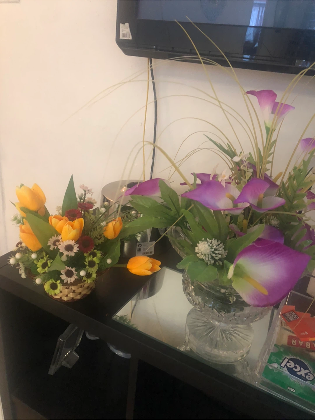 Artificial Calla Lily Flower Arrangement Bothe  for $15 - photo 3