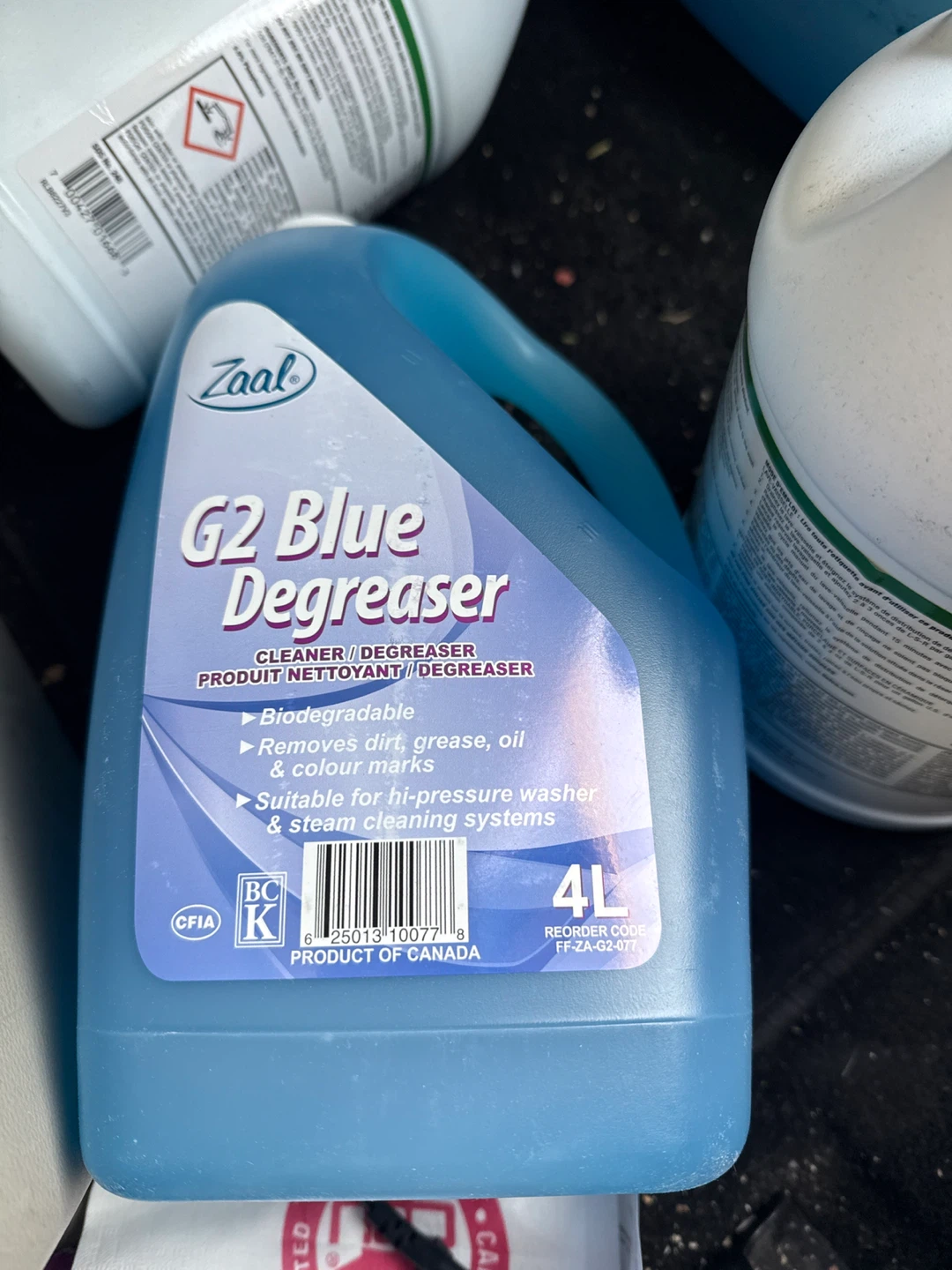 Zaal G2 Blue Degreaser Cleaner - 4L