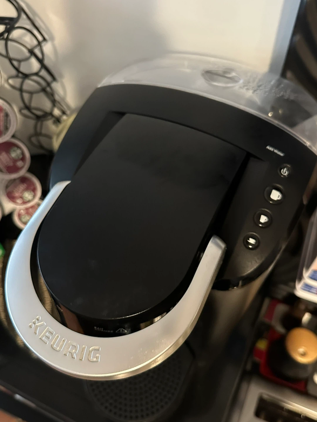 Keurig K-Cup Coffee Maker w capsule stand. - photo 3