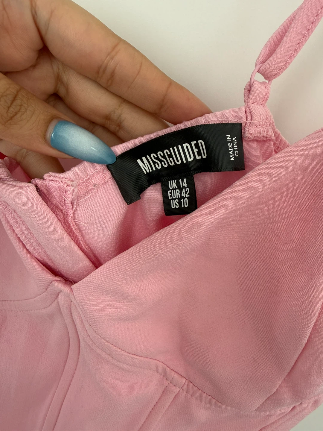 Missguided Pink Corset Top - photo 2