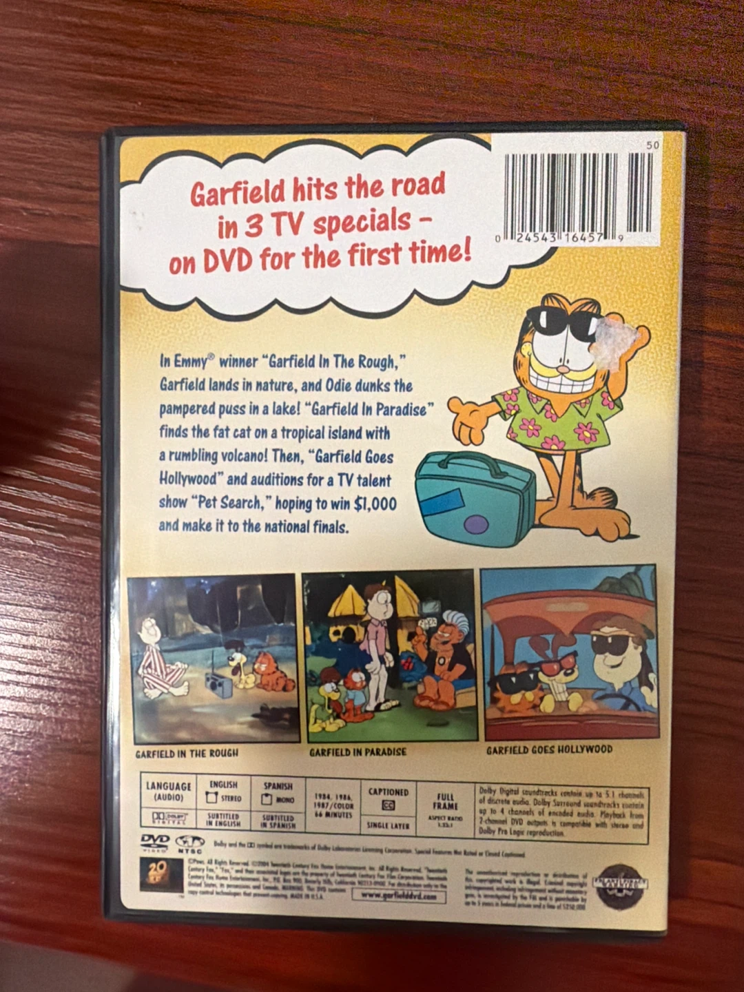 Garfield Travel Adventures DVD - photo 2