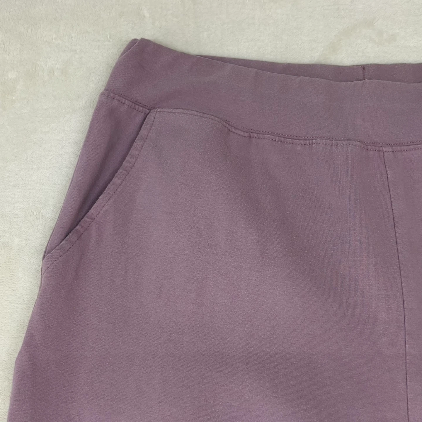 SHEIN Lilac Purple Wide Waistband Slant Pocket Jogger Pants Sz L - photo 4