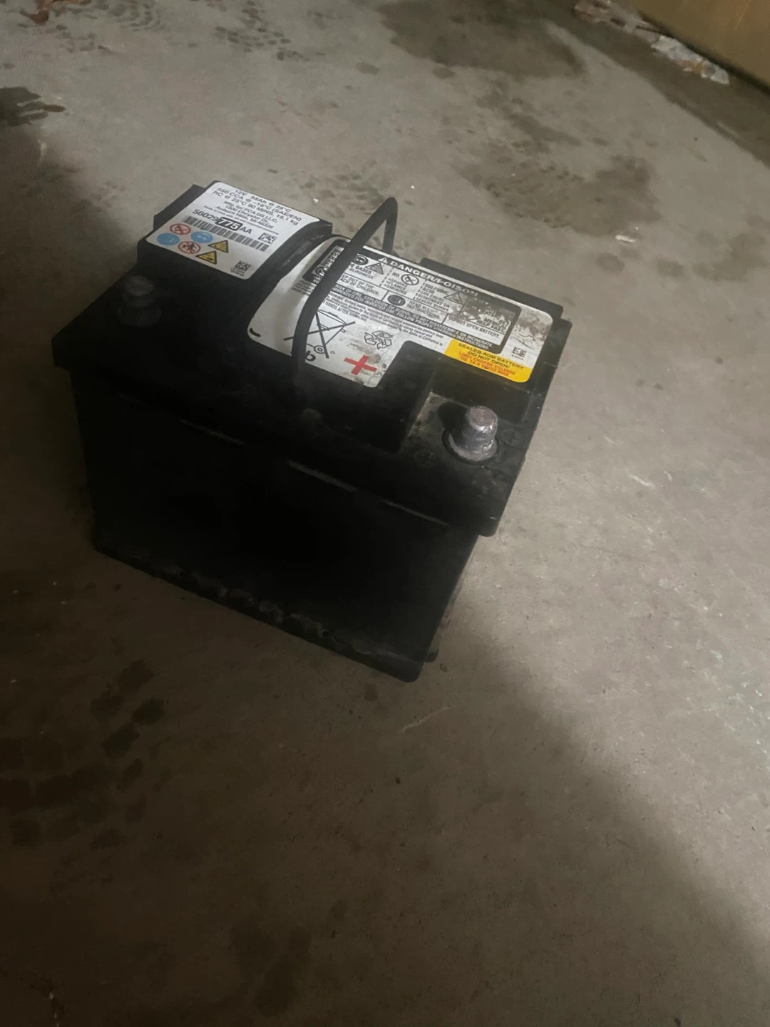 12V 55Ah Car Battery 56029775 AA