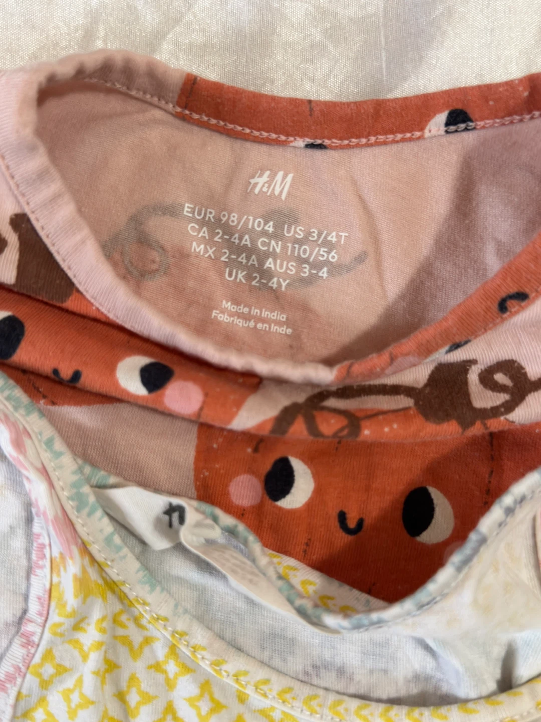 H&M Kids 3-Piece Clothing Set - Long Sleeve Tops & Dress - photo 5