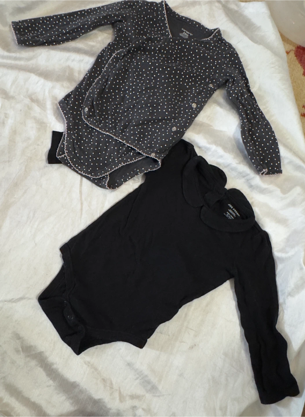 2 Carter's & Joe Fresh Baby Bodysuits - 24 Months