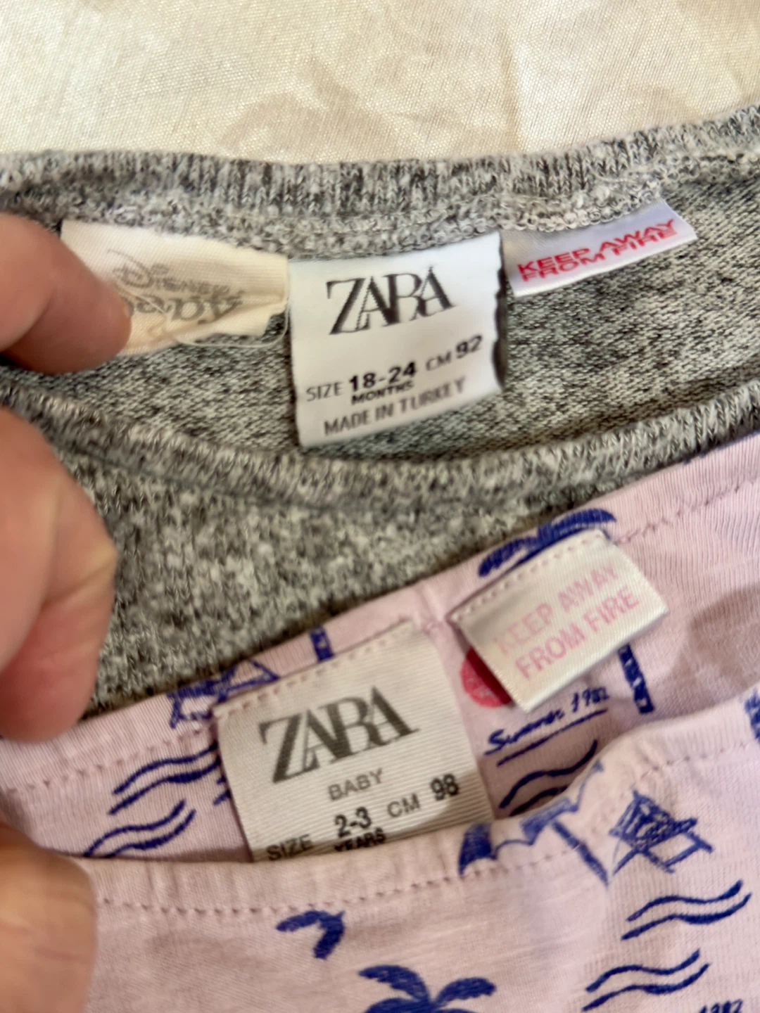 Zara Baby Girls' Dress and Long-Sleeve Top Set
