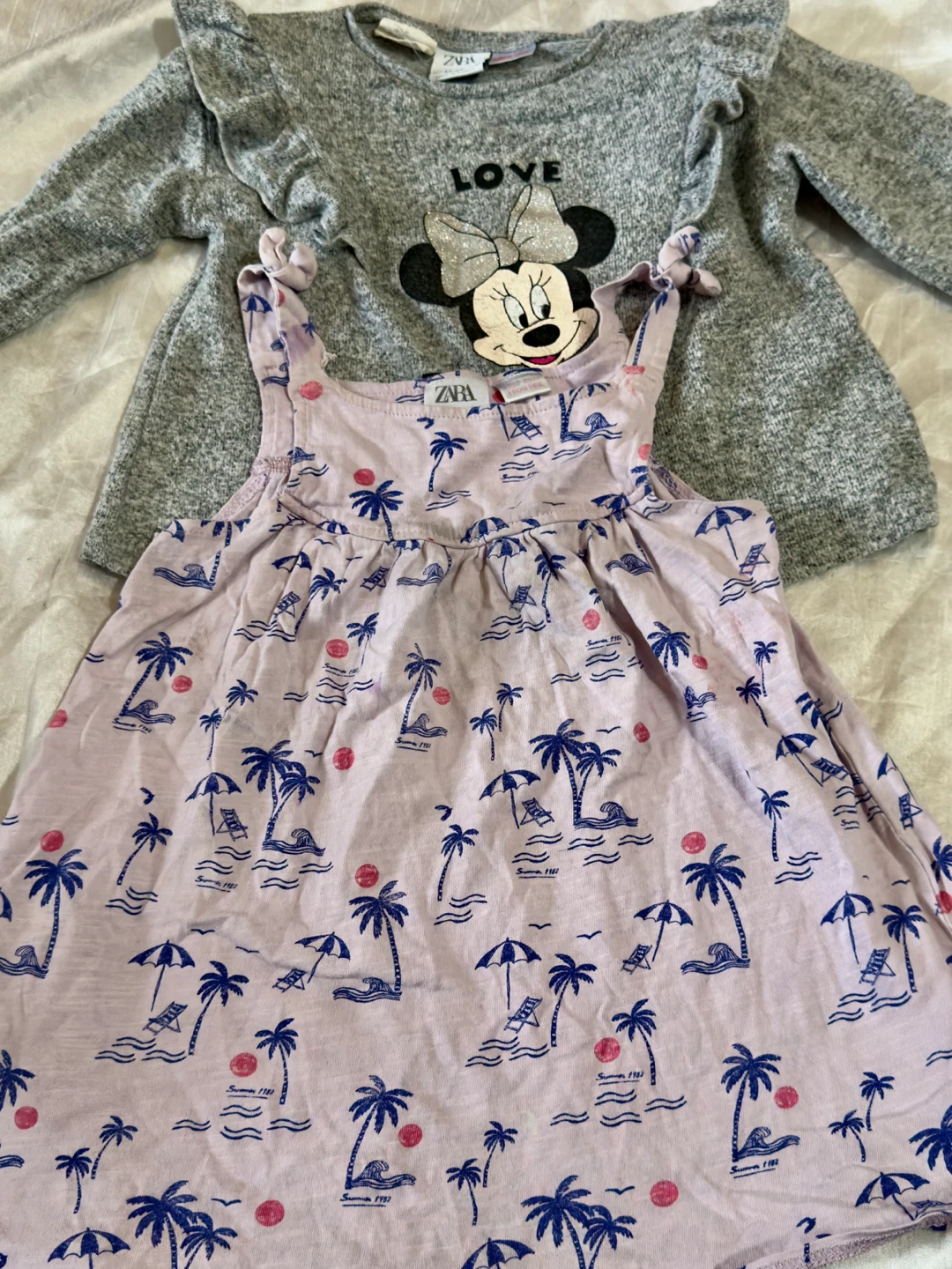 Zara Baby Girls' Dress and Long-Sleeve Top Set - photo 2