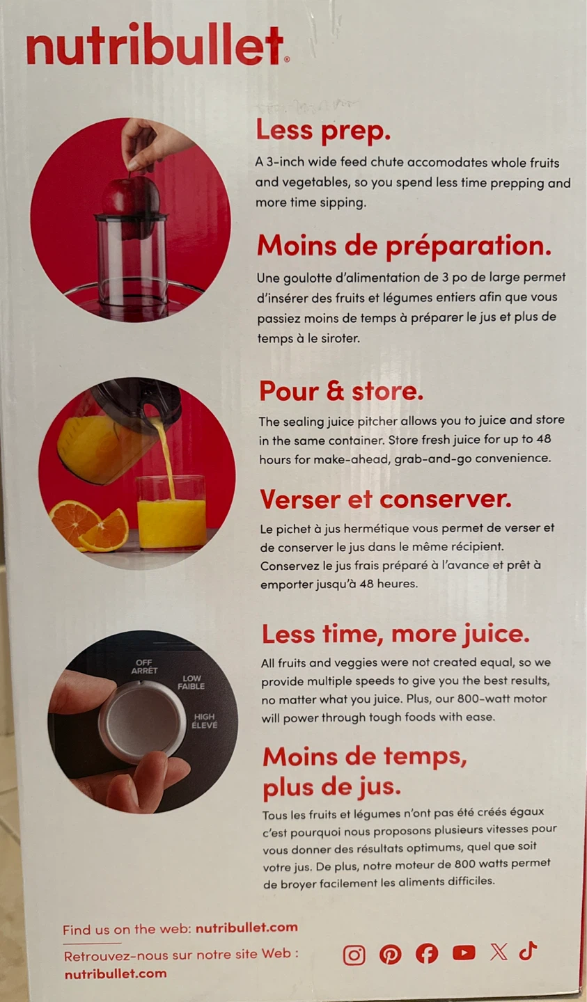 NutriBullet Juicer - photo 3