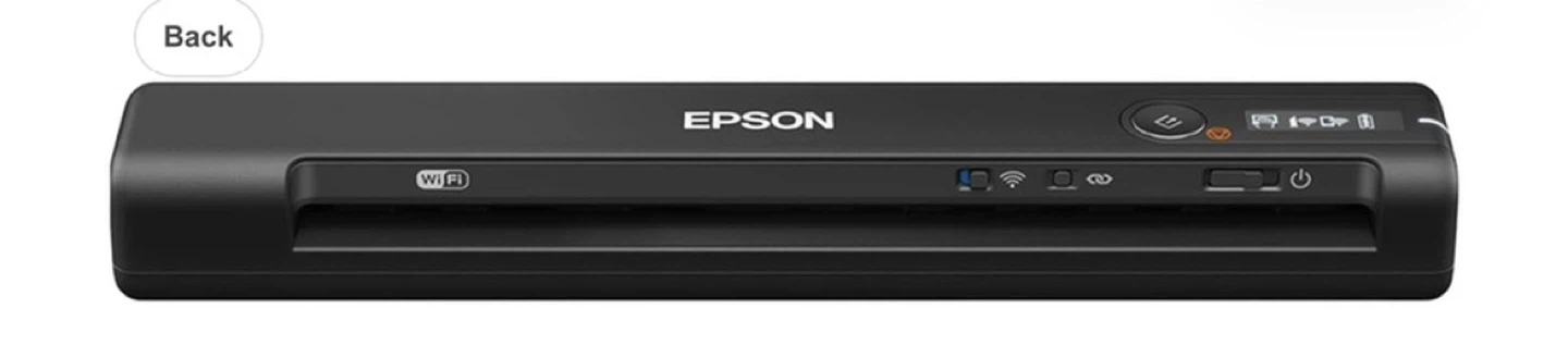 Epson ES-60W Portable Document Scanner with Wi-Fi