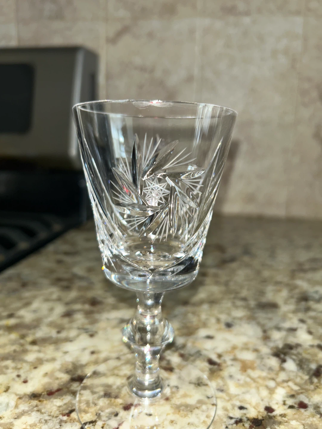 Crystal Cut Glass Shot Glass 9 for 20$