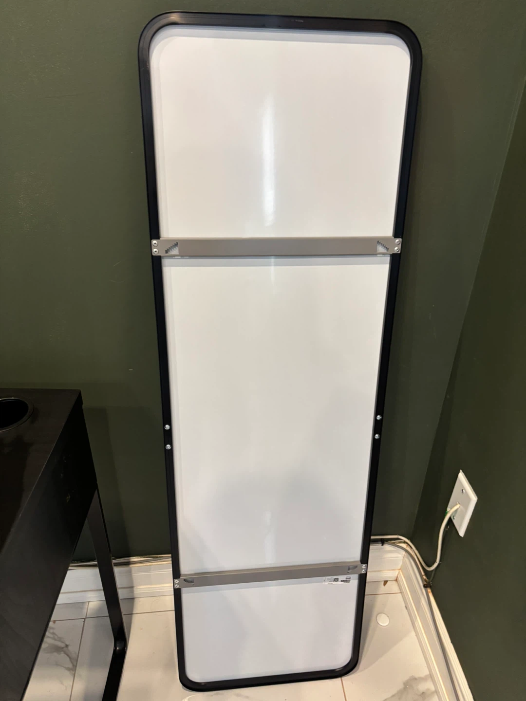Full Length Mirror with Black Frame - photo 3