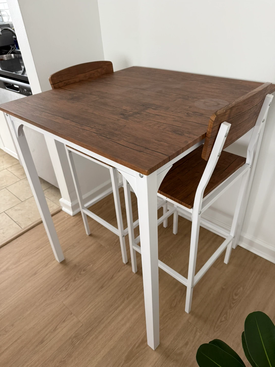 Counter Height Table and 2 Stools Set