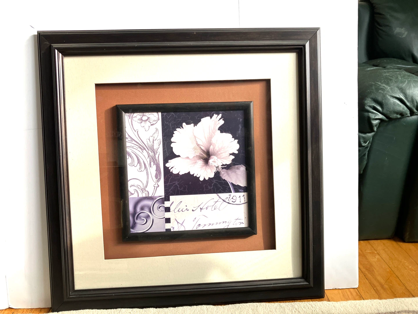 Framed Hibiscus Floral Art Print
