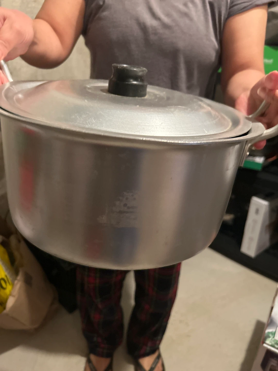 Aluminum Stock Pot with Lid