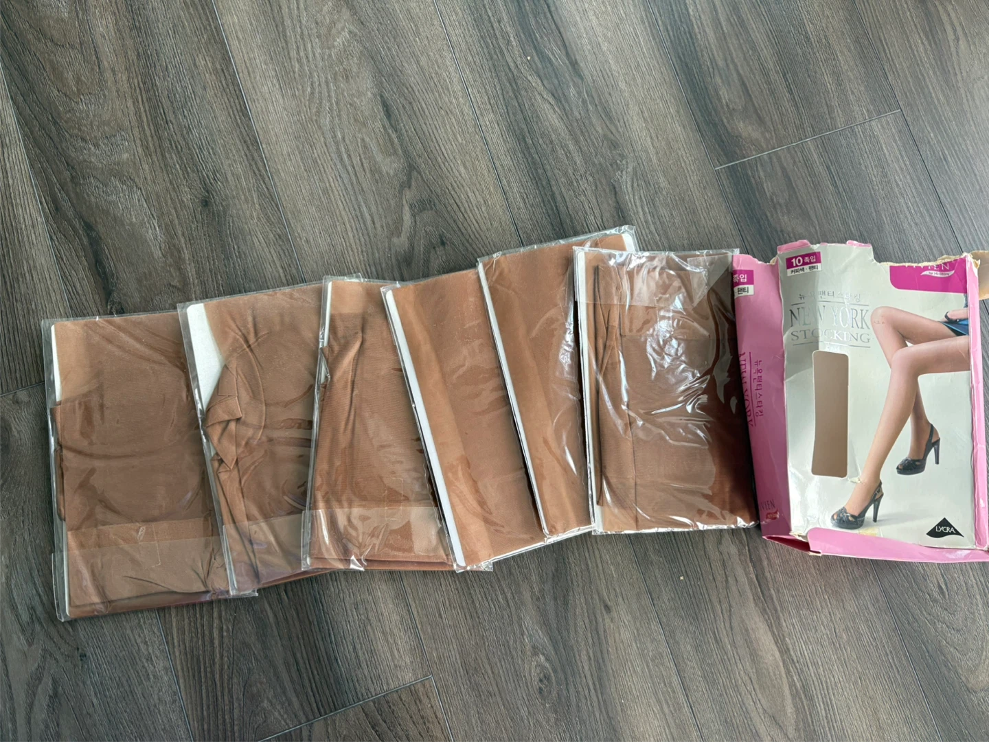 Brown Stockings - 6 Pairs