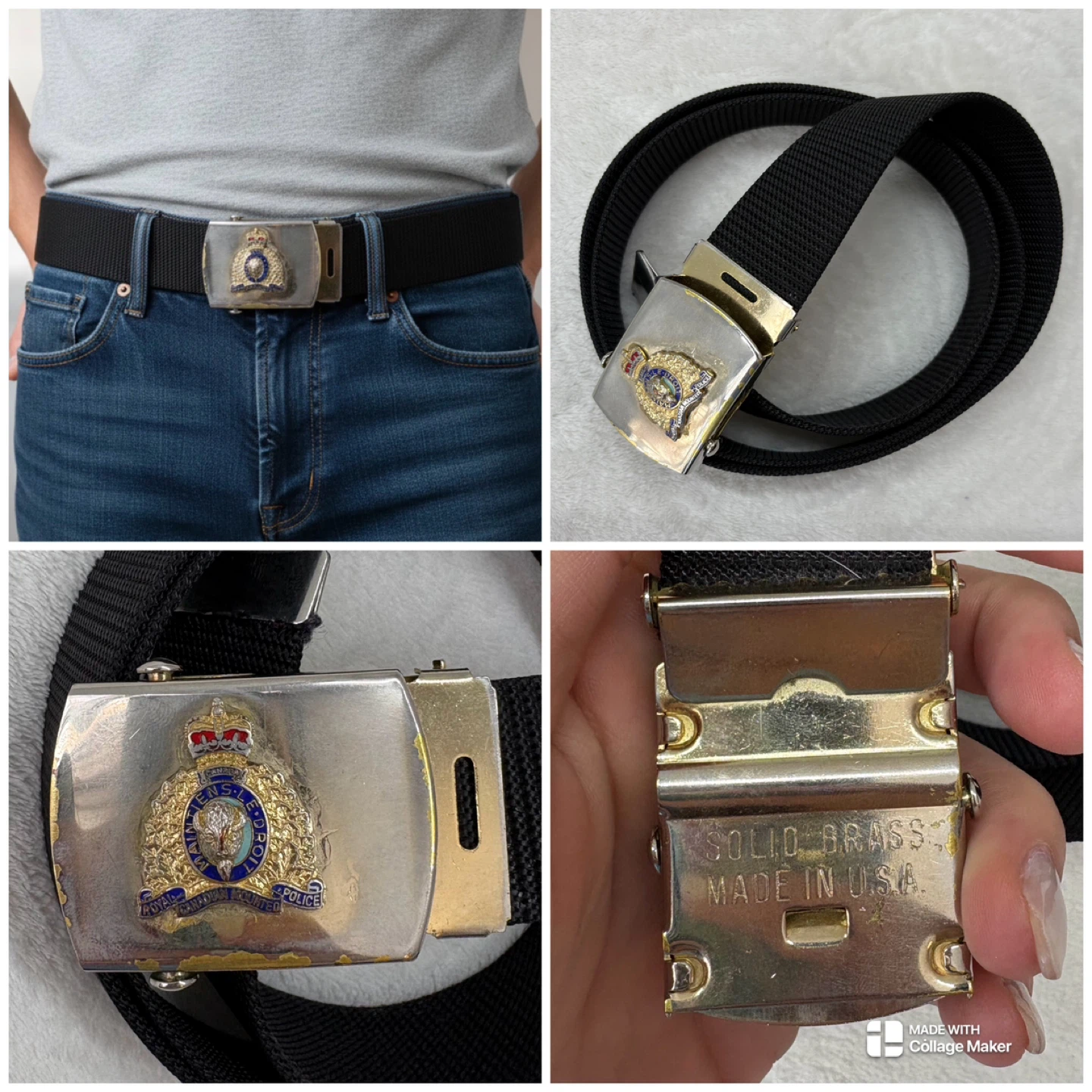 Vintage RCMP Red Deer Detachment 4 Piece Collector Bundle Sz XL - photo 5