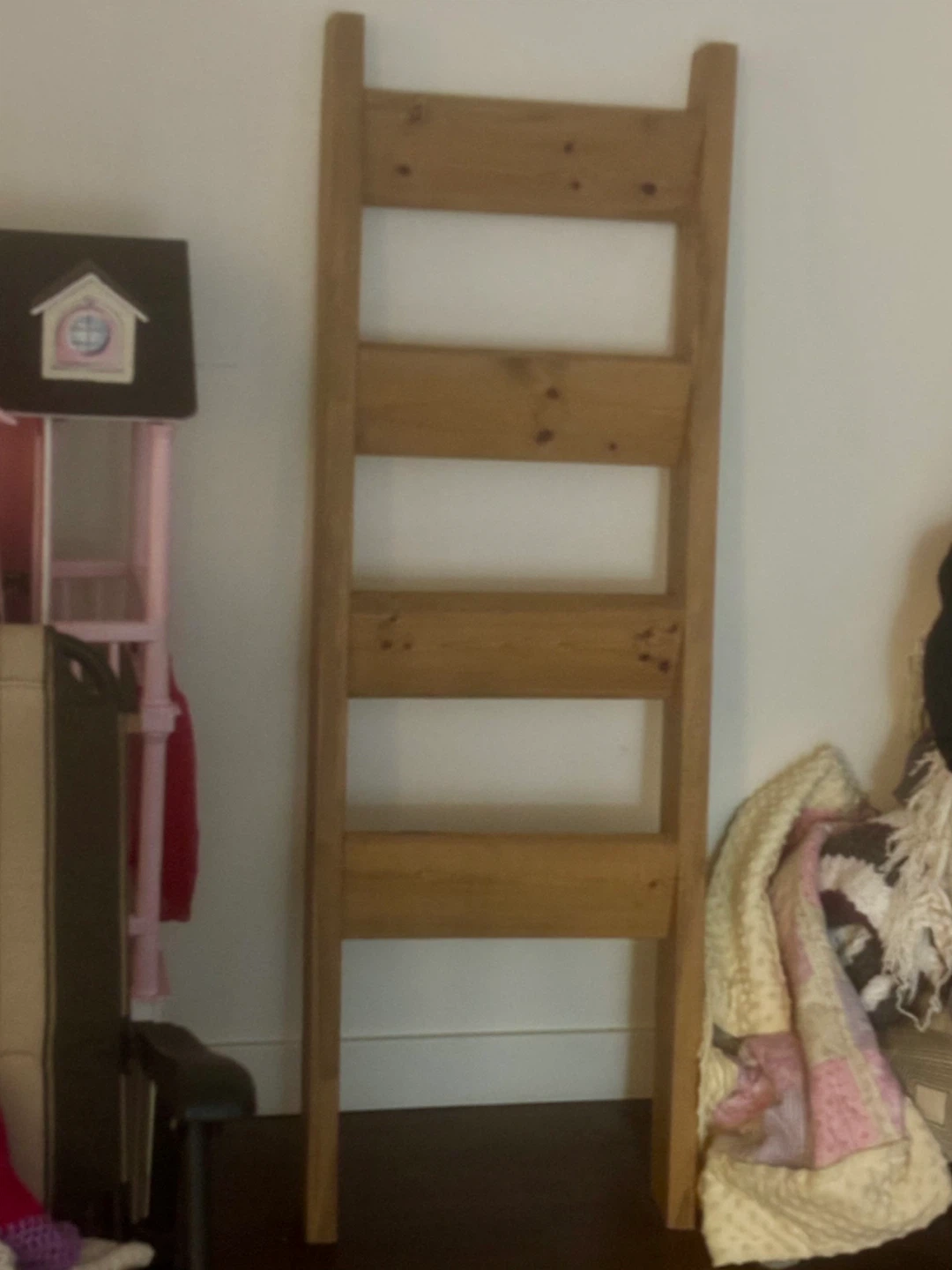 Wooden Blanket Ladder