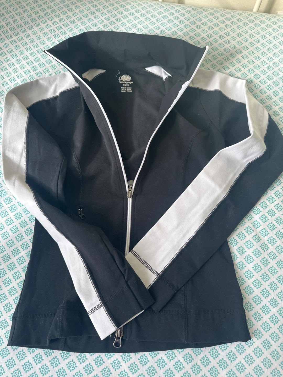 Footjoy Black and White Track Jacket