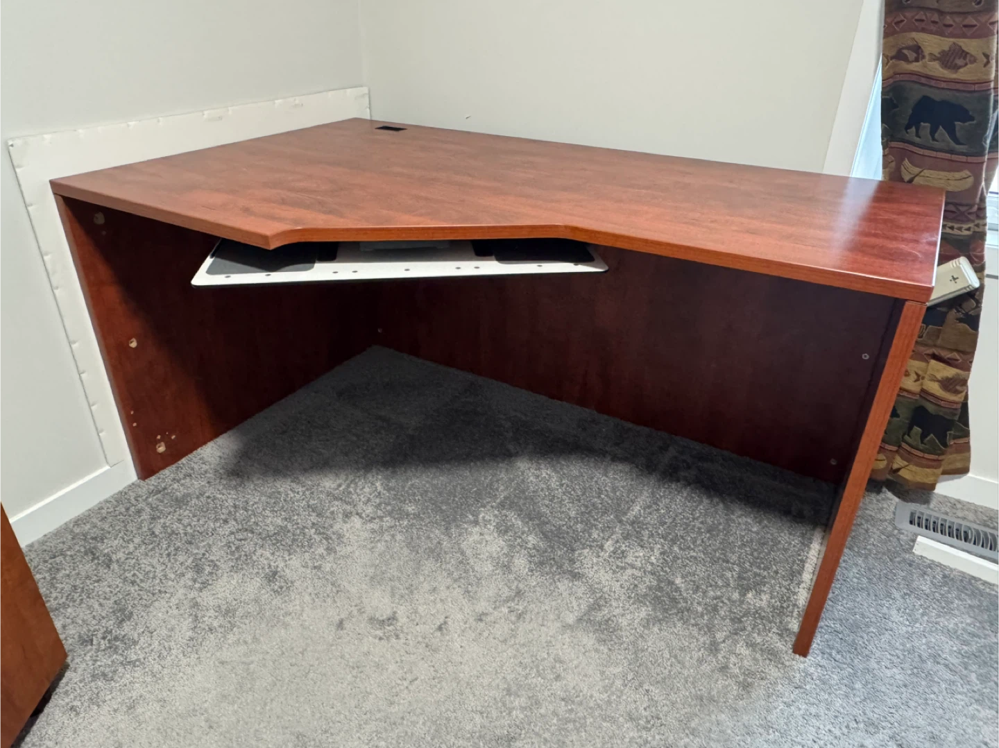 Office desk, drawer and keyboard tray - photo 4