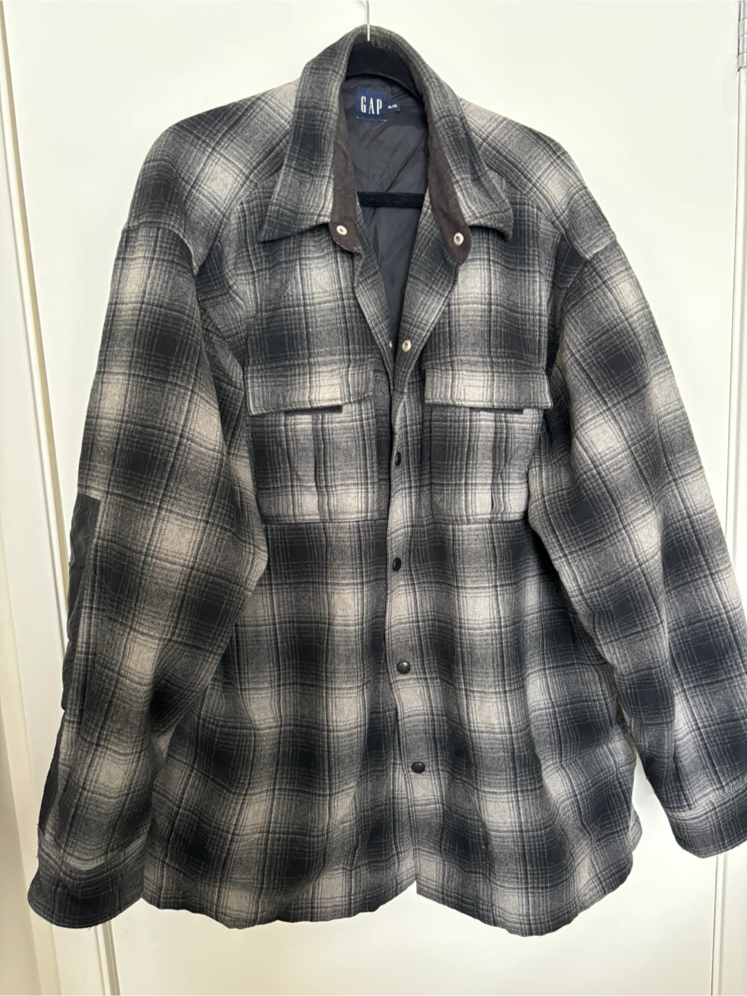 GAP Plaid Flannel Shirt Jacket XL